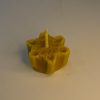 Beeswax Snowflake Candle
