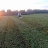 Meadow topping with our Kramer KL14.5 and hydraulic flail.